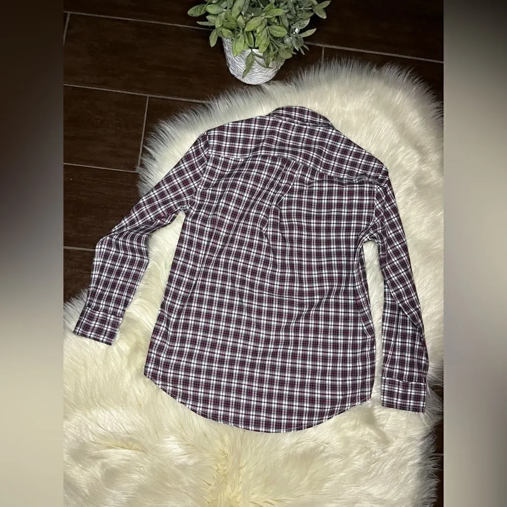 Ralph Lauren plaid longsleeved button down sz 7